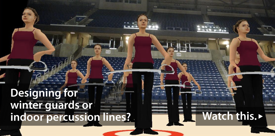 Winter guard and indoor percussion video